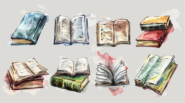рисунок книги под названием книга книги