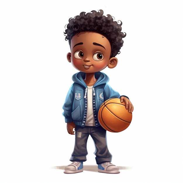 a drawing of a boy with a jacket that says " curly ".