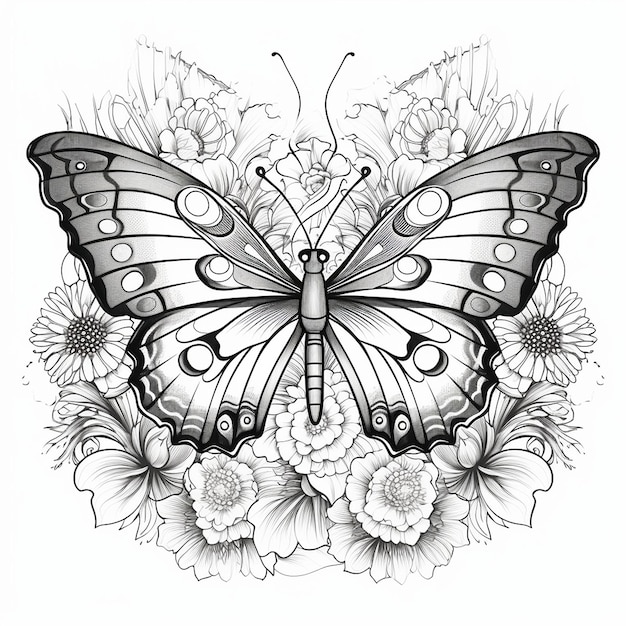 a drawing of a butterfly with the words butterfly on it