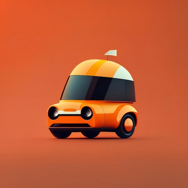 Premium AI Image | a drawing of a car with the word car on it