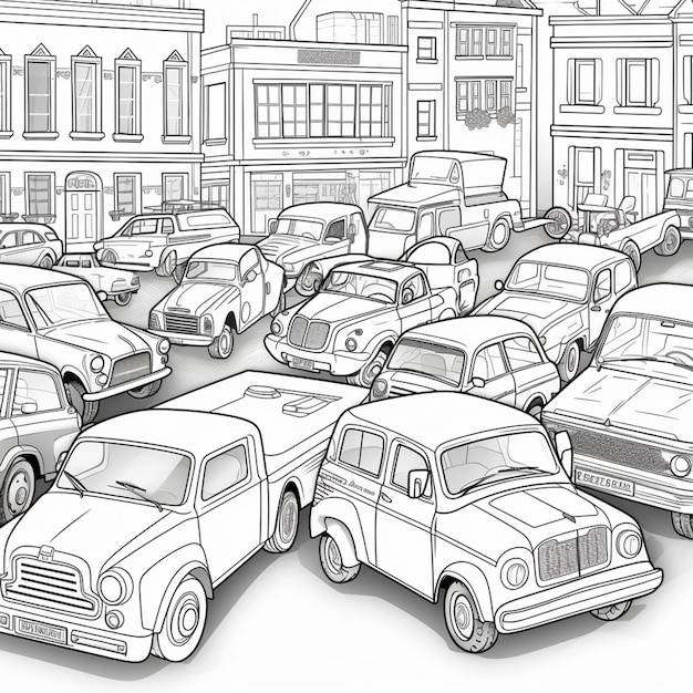 Traffic Jam Jigsaw Puzzle by CSA Images - Pixels Merch