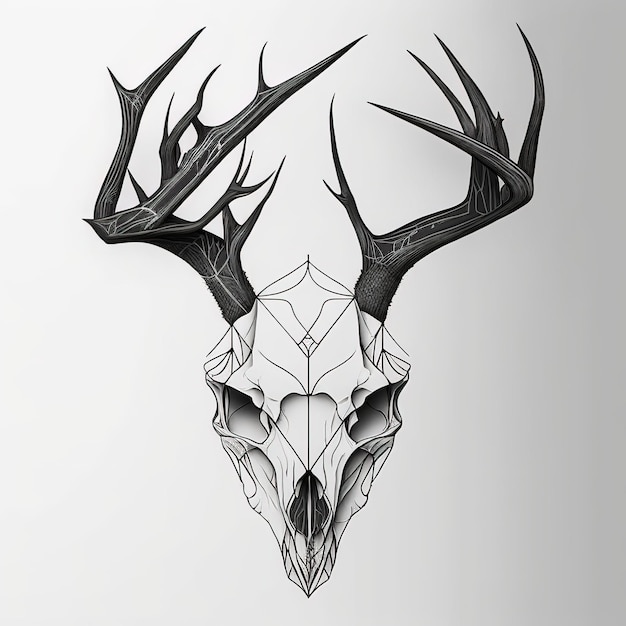 3562 Likes 40 Comments  타투이스트 바늘 tattooistbanul on Instagram  deer  skull  geometry    tattooist  Spirit tattoo Tatoo inspiration Geometric  tattoo