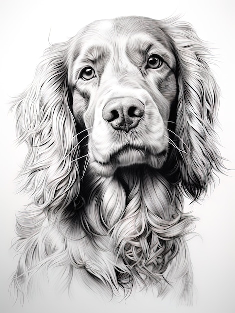 a drawing of a dog that has the word " dog " on it.