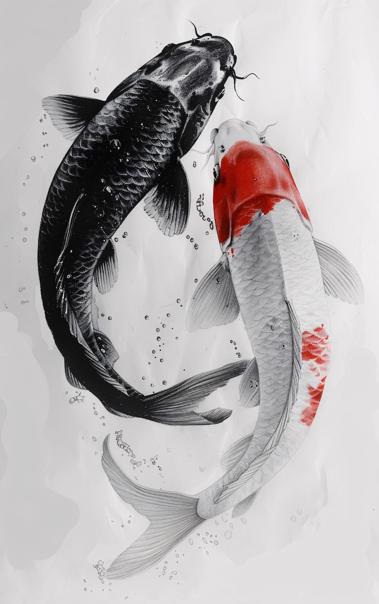 Photo a drawing of a fish with the word fish on it
