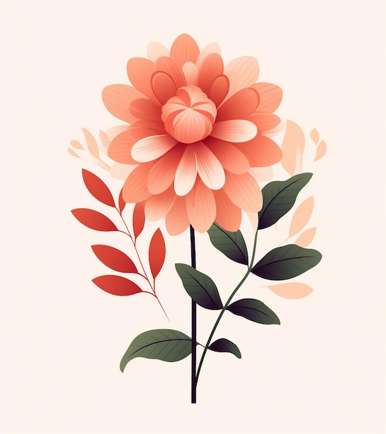 рисунок цветка с словом " цветы " на нем