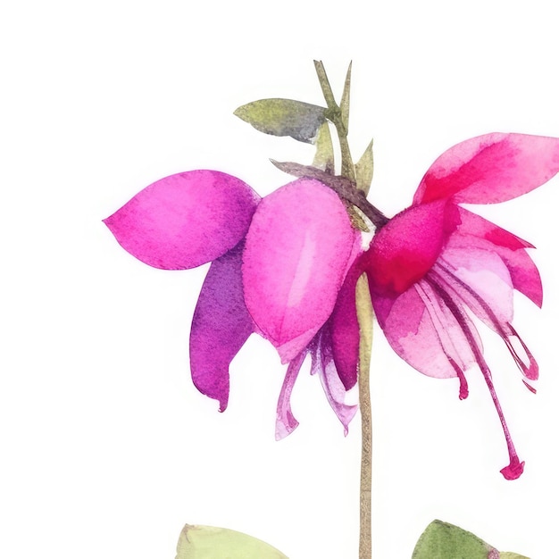 A drawing of a flower that has the word " pink " on it.