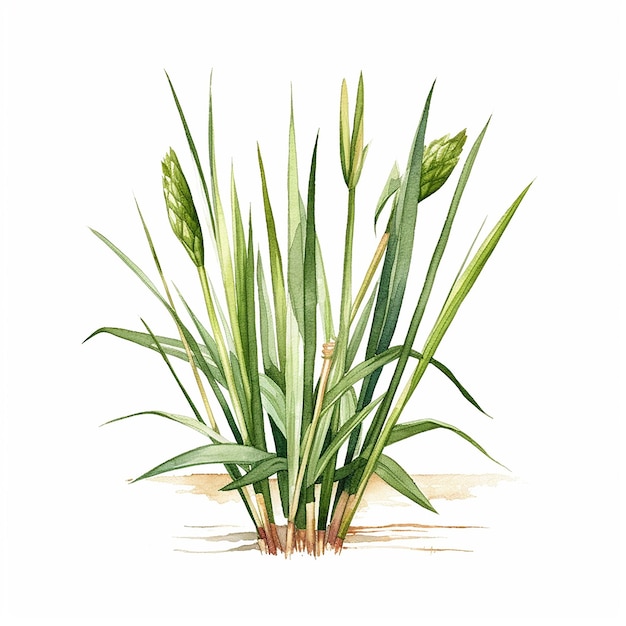 A drawing of a grass with the word lily on it.