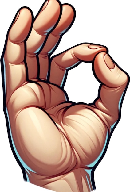 рисунок человеческой руки с изображением человека, поднятого