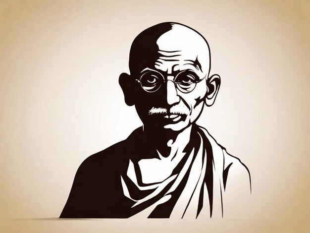 안경을 쓴 남자의 그림에 '나는 승려가 아니다'라고 적혀 있습니다.