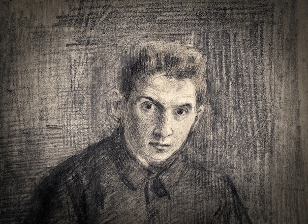 Drawing of a man