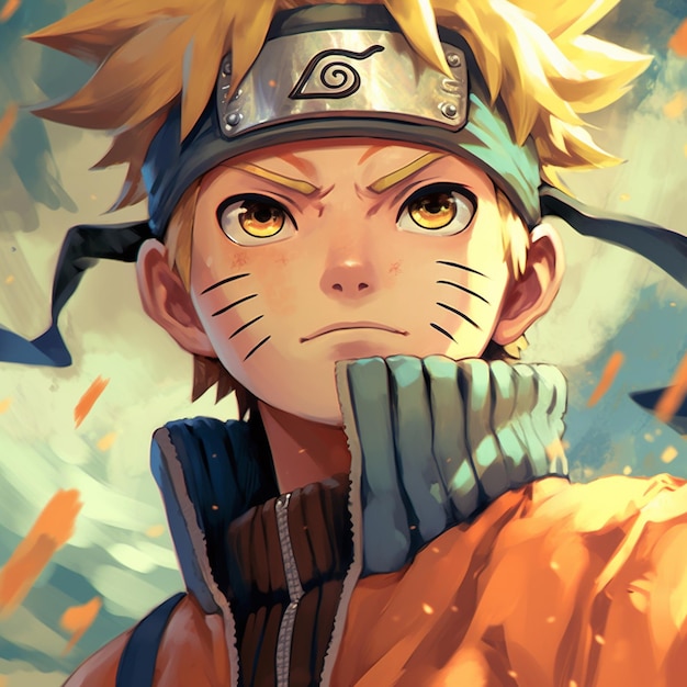 naruto, character portrait, portrait, close up,, Stable Diffusion