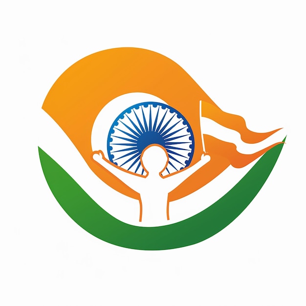 a drawing of a person with the word indian on it
