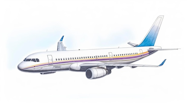 Рисунок самолета с названием qatar airways на борту.