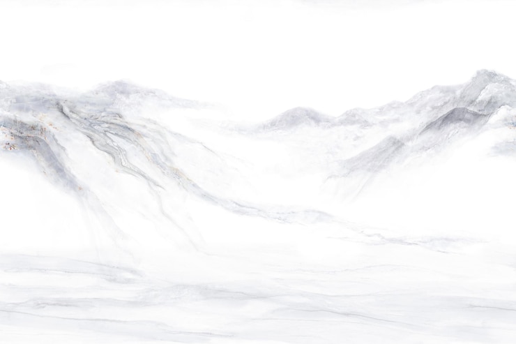 Photo 黒と白で描かれた波の絵