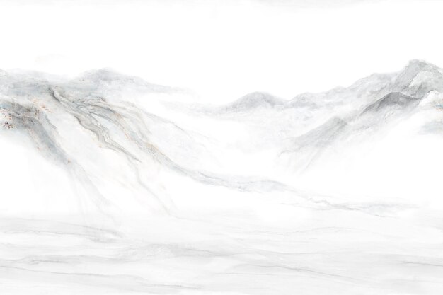 Photo a drawing of a wave that is white and gray