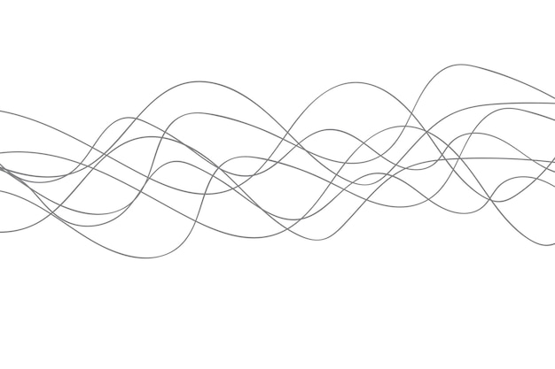Foto un disegno di un'onda con linee disegnate su di essa