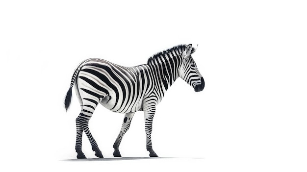 A drawing of a zebra is shown on a white background.