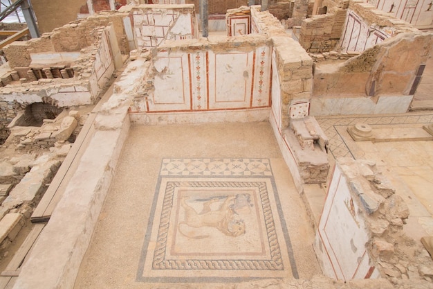 Drawings in Terrace Houses Ephesus Ancient City