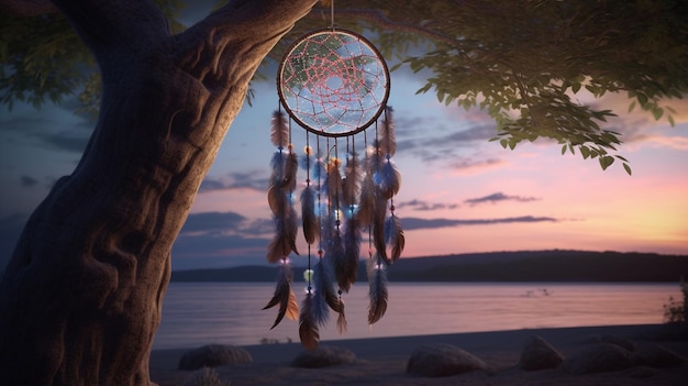 dream catcher HD 8K wallpaper Stock Photographic Image