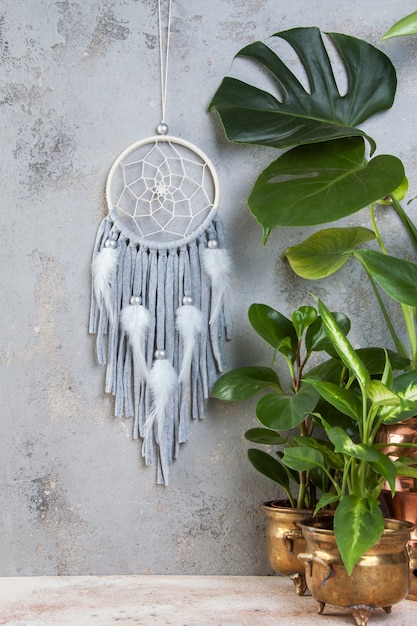 Dream catcher with leaves