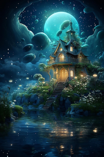 Dream house wallpaper