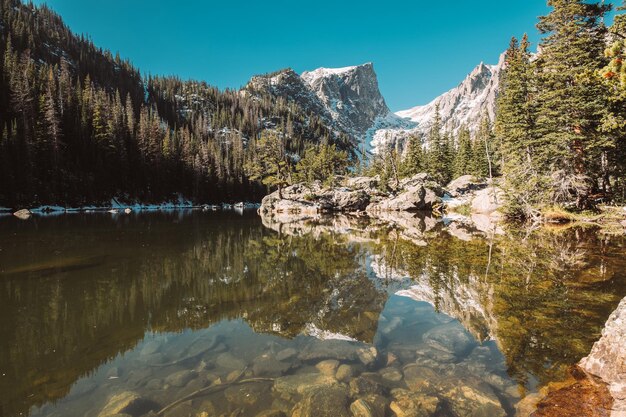 Dream Lake Rocky Mountains Colorado USA