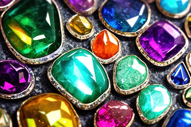 Dreaming Detailed Gemstones