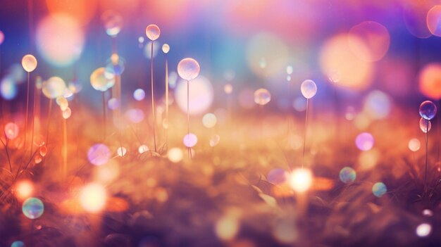 Photo dreamy bokeh background