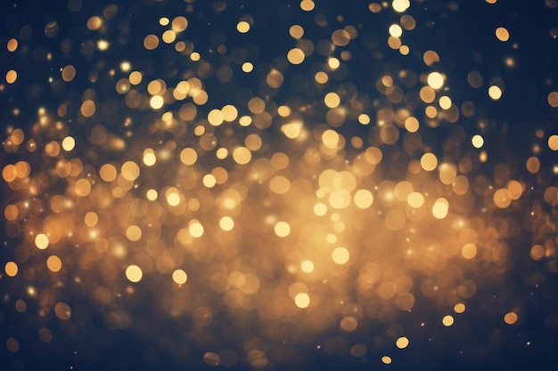 Dreamy bokeh lights canvas