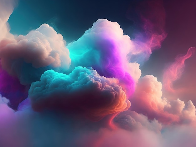 Dreamy colorful skies wallpaper