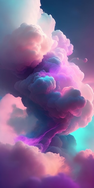 Dreamy colorful skies wallpaper