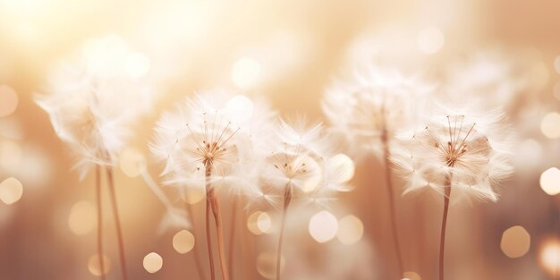 Dreamy Dandelion Soft and Whimsical