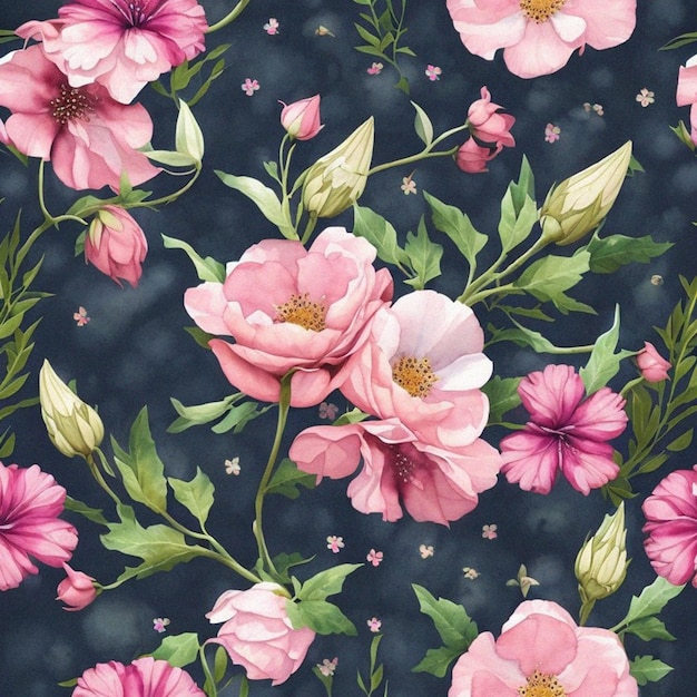 dreamy delicate floral background
