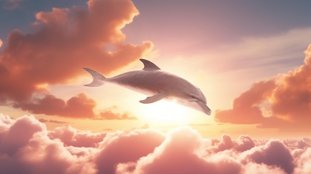 мечтательный дельфин
