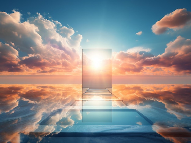 Dreamy door to heaven