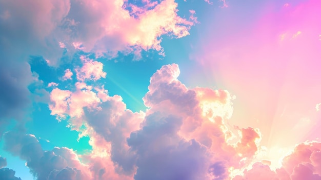 Dreamy Horizon in Pastel Hues