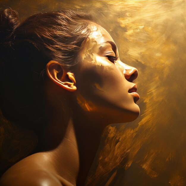 Photo dreamy impressions ravishing portraits in hasselblad's holotone printing featuring abstract women