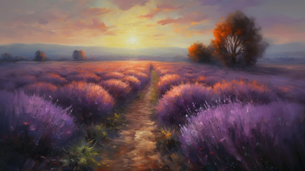 a dreamy landscape