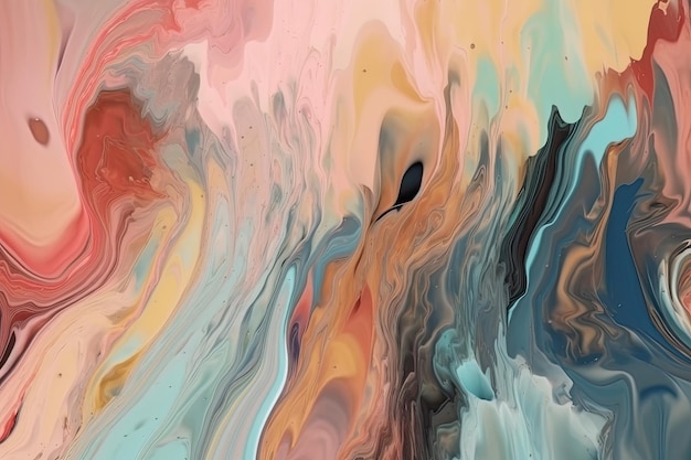 Dreamy Pastel Abstractions Generative AI