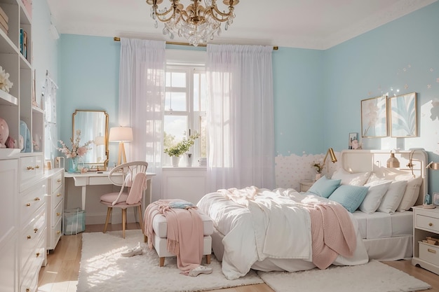 Dreamy Pastel Bedroom Decor Soft and Serene