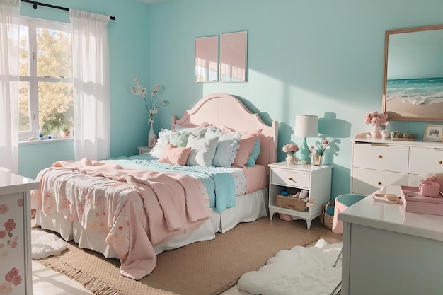 Dreamy Pastel Bedroom Decor Soft and Serene