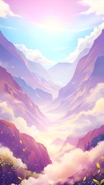 Dreamy place art Ai