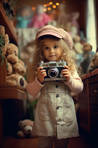 Photo dreamy playtime adventures whimsical moments for little girls