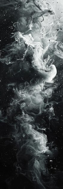 Photo dreamy portrait of a space traveler amidst dirty nebula and smoke generative ai