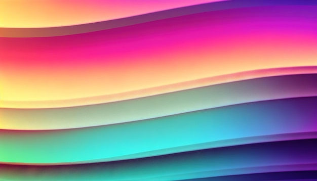 Dreamy yk gradient color blur background color waves generative ai