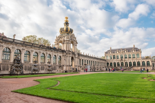 Dresden's Zwinger palace  beautiful baroque architecture