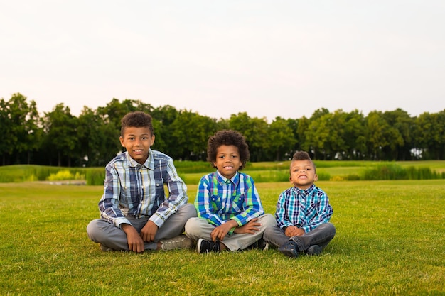 Drie leuke kinderen.