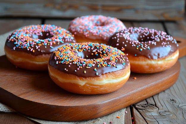 Drie smaken donuts