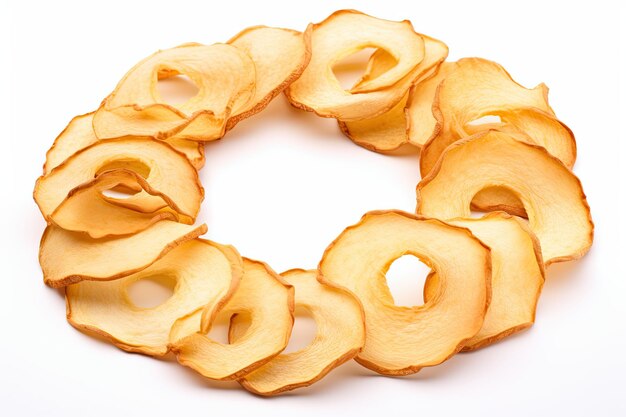 Dried apple rings clipart