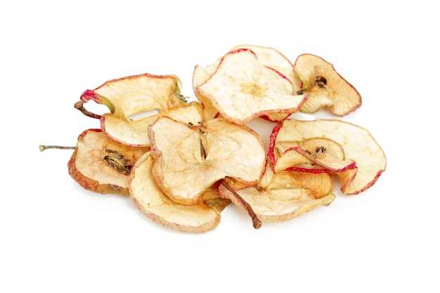 Photo dried apple slices